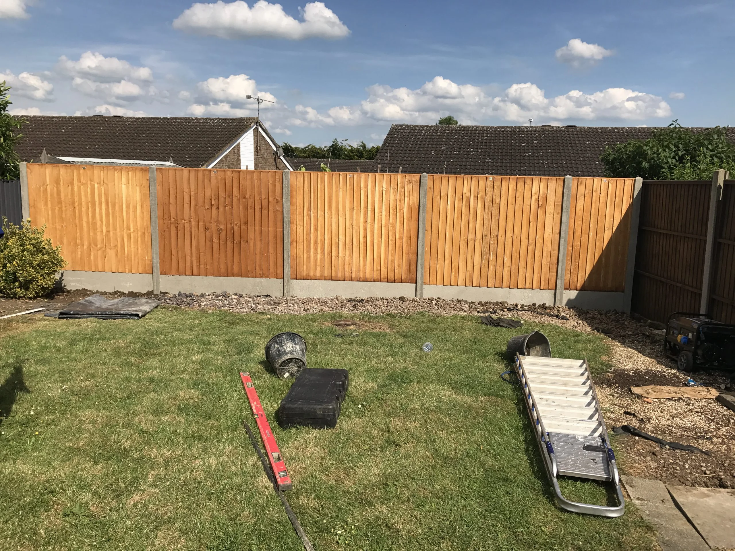 Fencing in Wellingborough, Northamptonshire